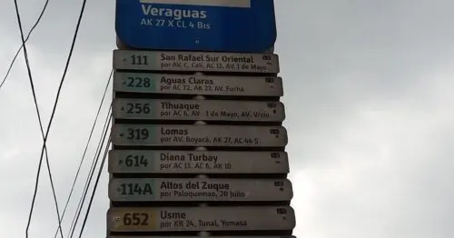 PARADERO SITP BARRIO VERAGUAS  323A00